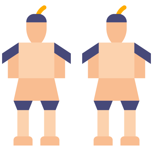 Ilustración de dos guerreros de terracota